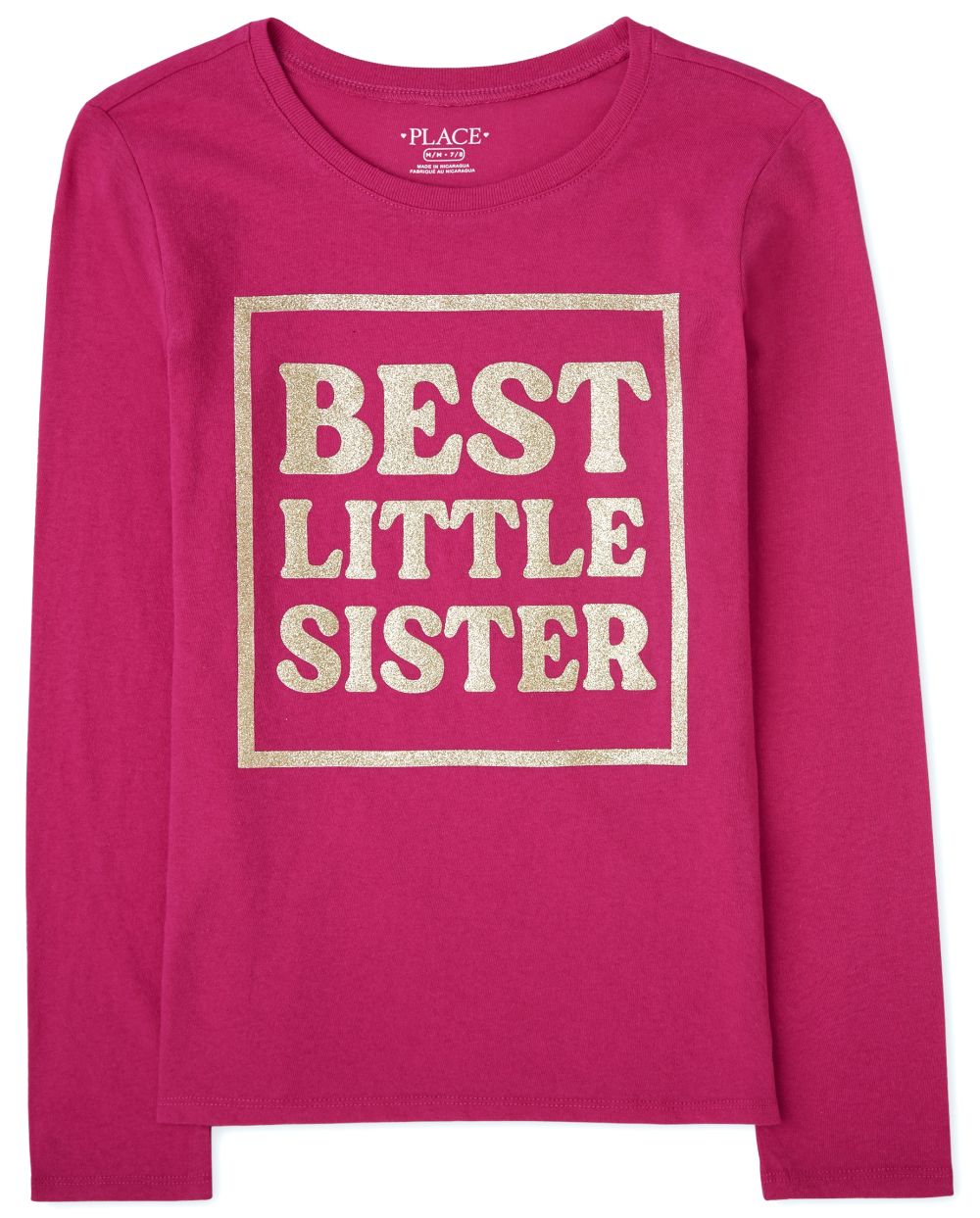 

s Little Sister Graphic Tee - Pink T-Shirt - The Children's Place