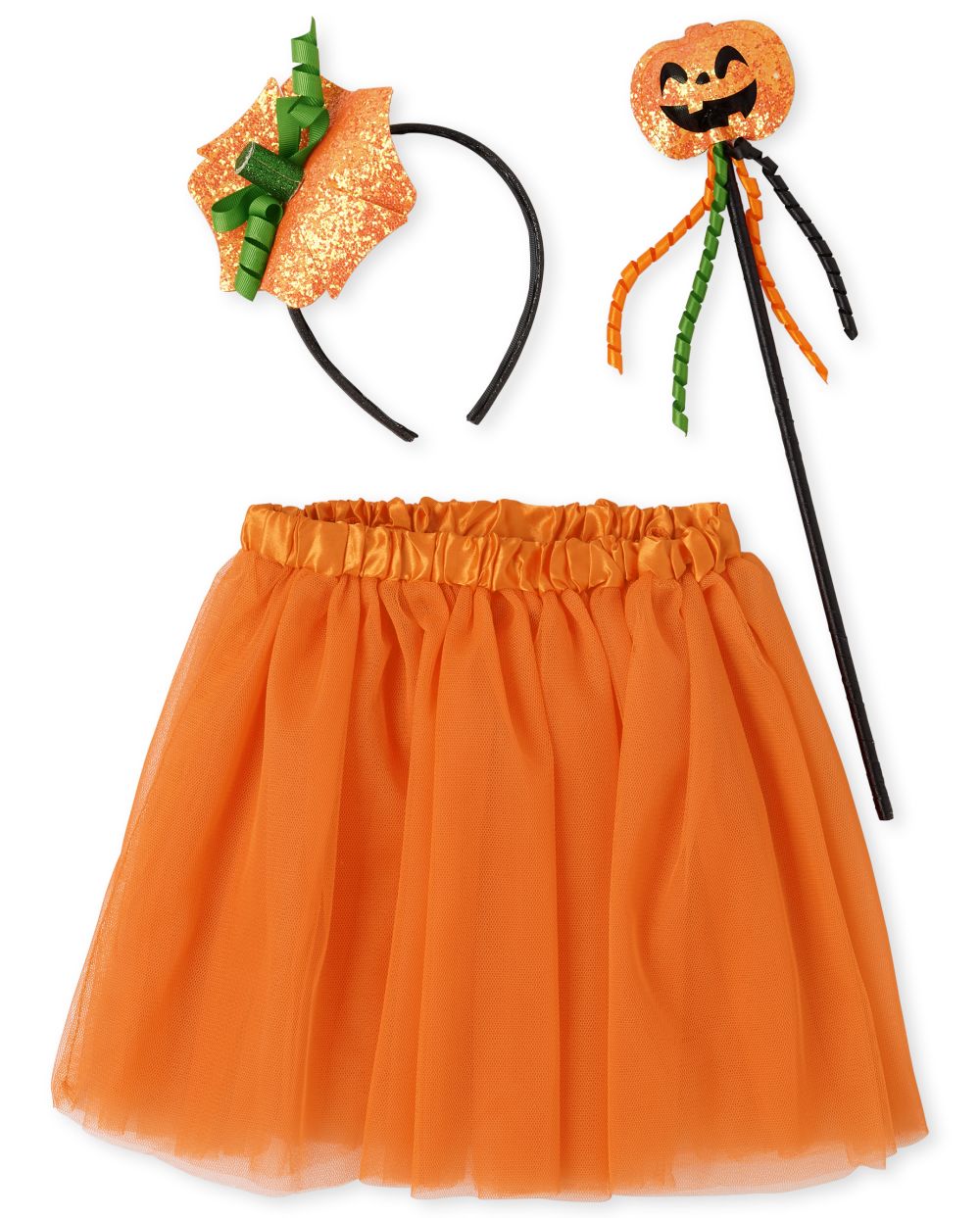 

Girls Halloween Pumpkin Costume Set - Orange - The Children's Place