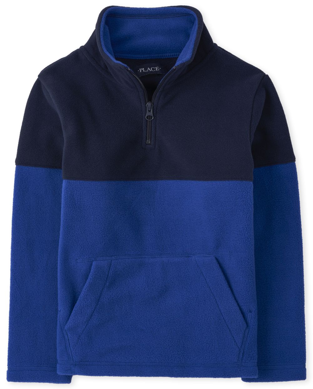 

Boys Boys Colorblock Glacier Fleece Half Zip Pullover - Blue - The Children's Place