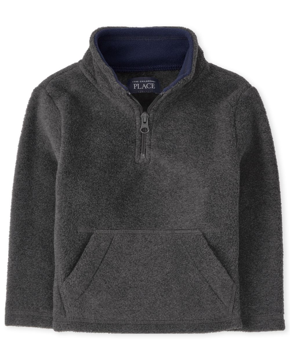 

s Toddler Boys Glacier Fleece Half Zip Pullover - Gray - The Children's Place