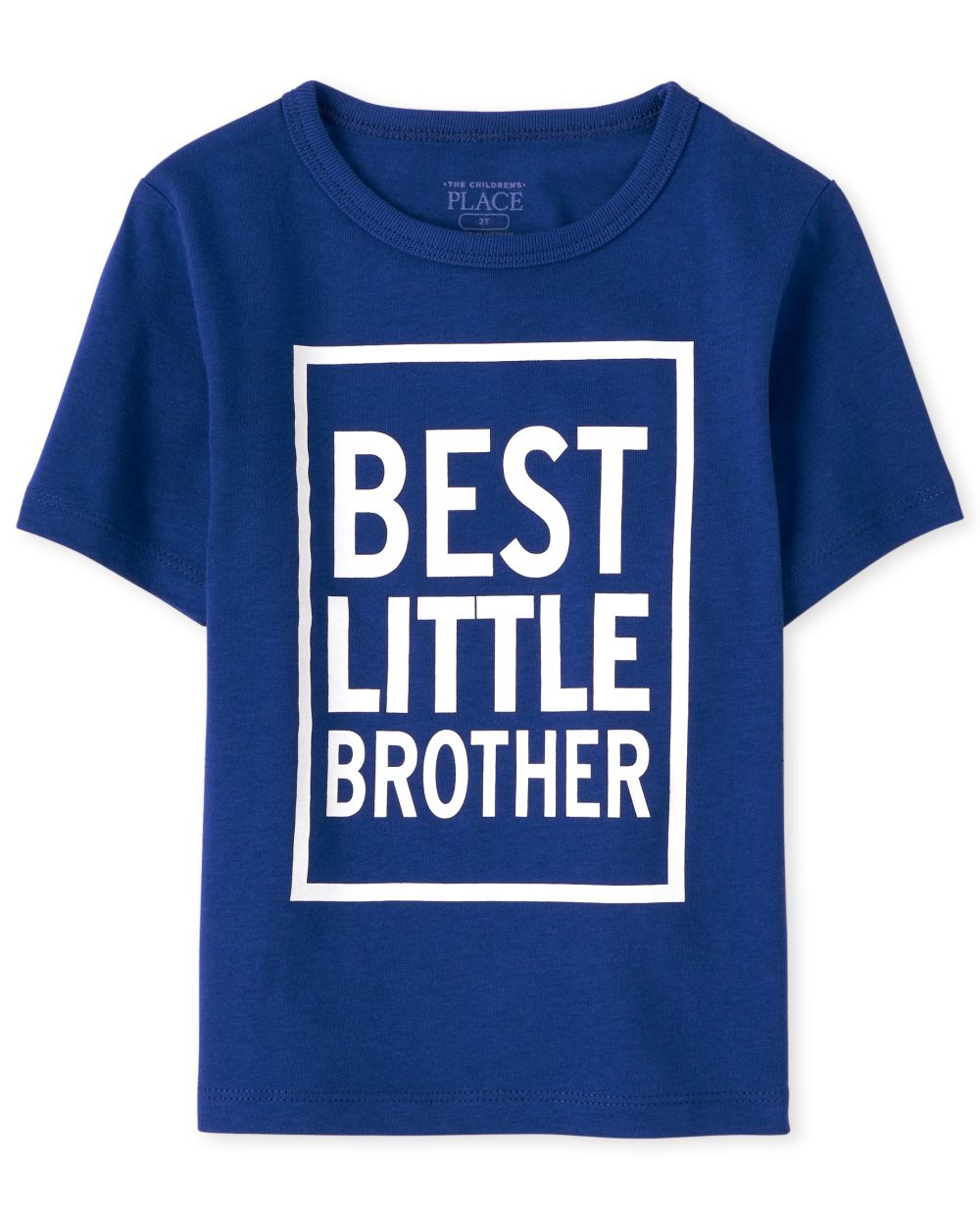 

s Baby And Toddler Boys Best Little Brother Graphic Tee - Blue T-Shirt - The Children's Place
