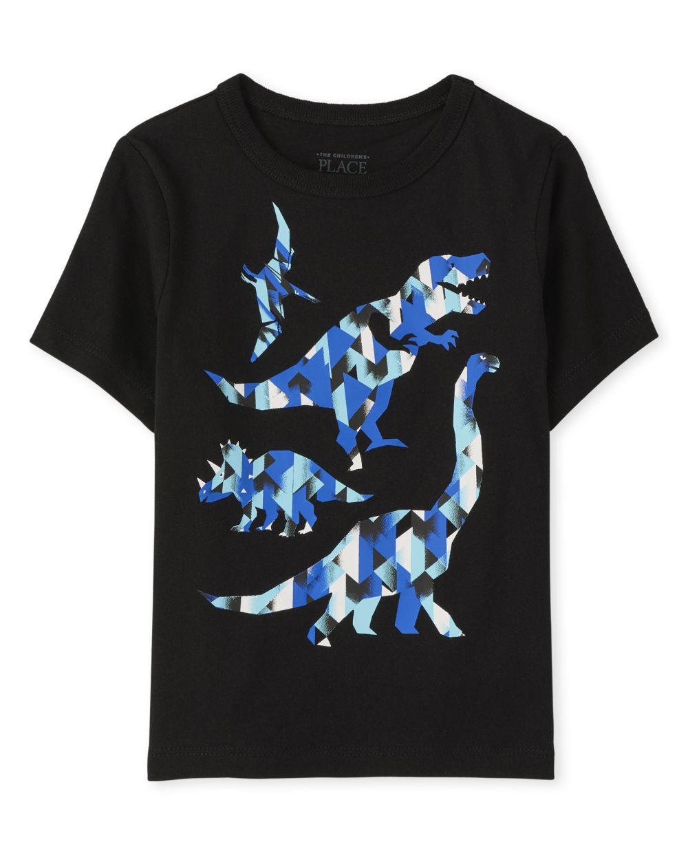 

s Baby And Toddler Boys Dino Graphic Tee - Black T-Shirt - The Children's Place