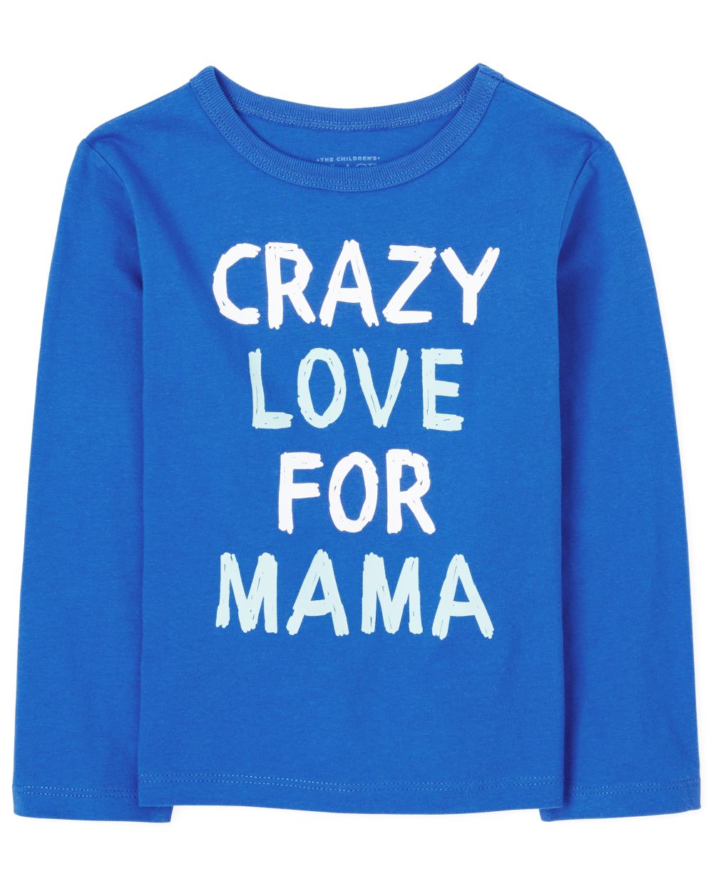 

s Baby And Toddler Boys Love For Mama Graphic Tee - Blue T-Shirt - The Children's Place