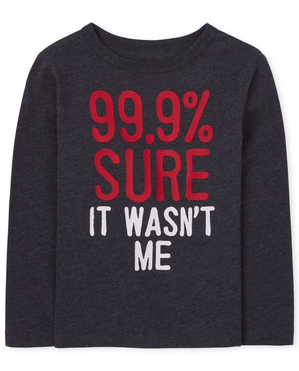 

s Baby And Toddler Boys Wasn't Me Graphic Tee - Black T-Shirt - The Children's Place