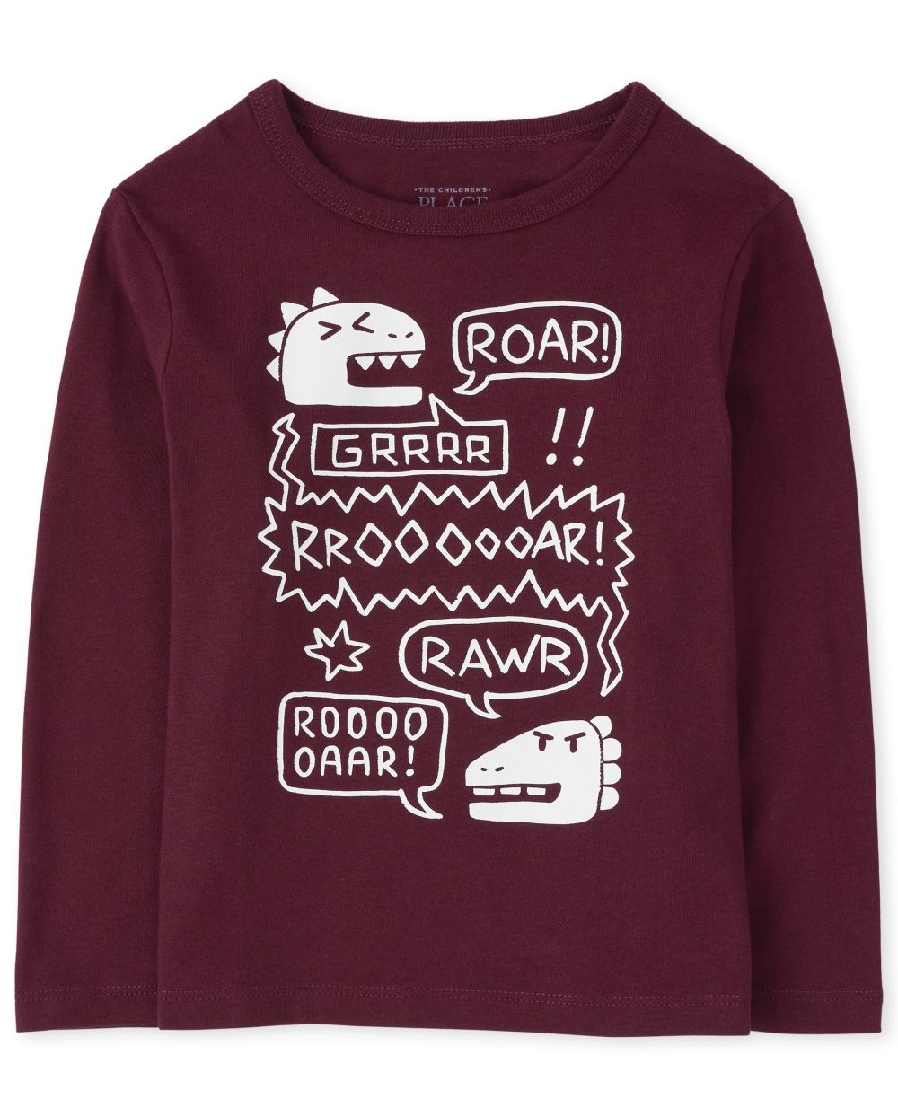 

s Baby And Toddler Boys Dino Doodle Graphic Tee - Red T-Shirt - The Children's Place