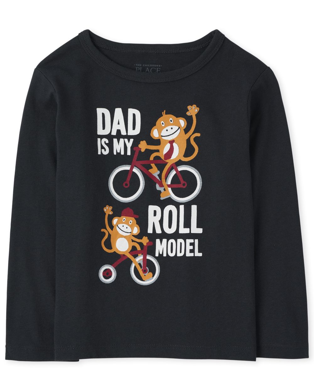 

s Baby And Toddler Boys Roll Model Graphic Tee - Black T-Shirt - The Children's Place