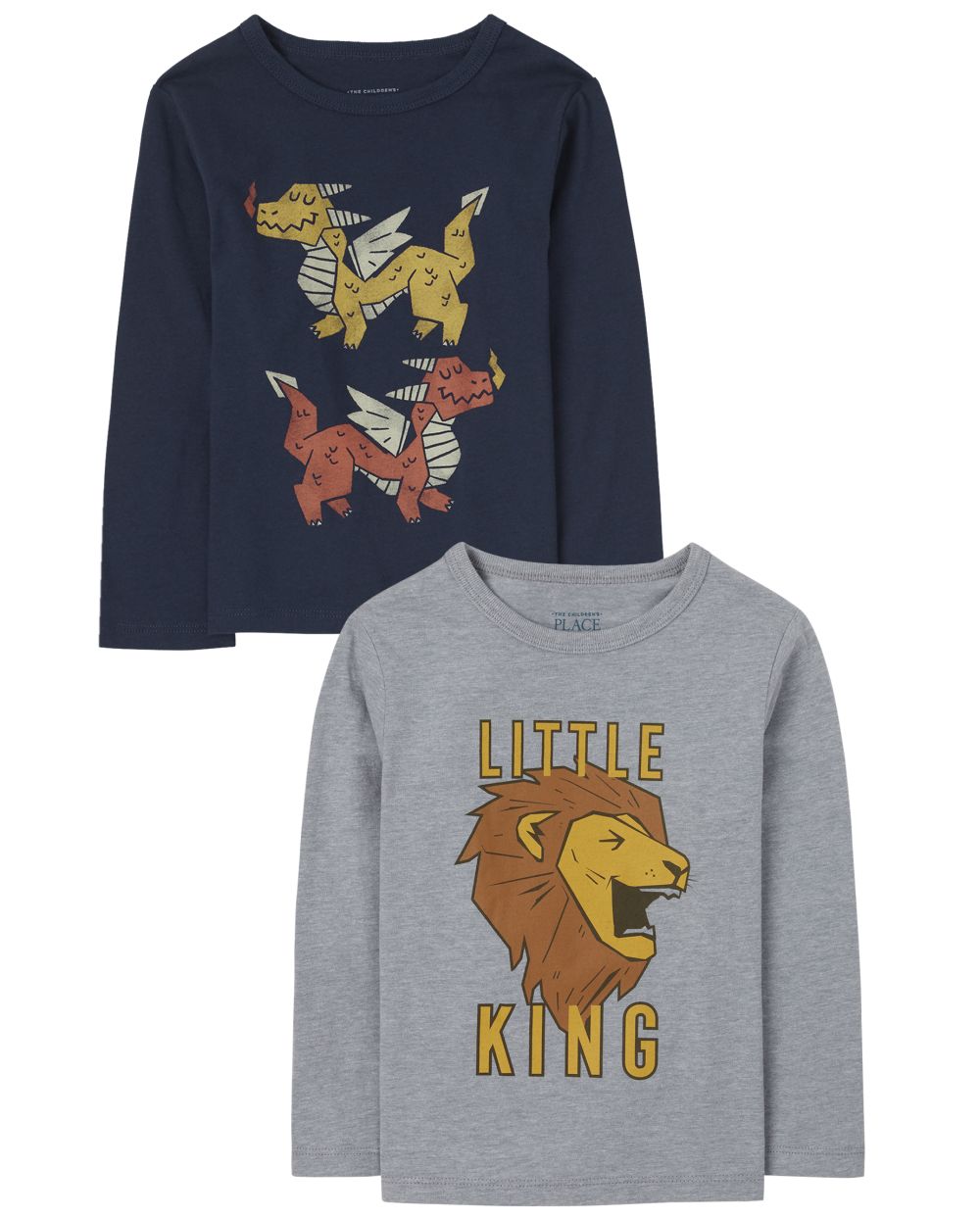 

s Baby And Toddler Boys Animal Graphic Tee 2-Pack - Multi T-Shirt - The Children's Place