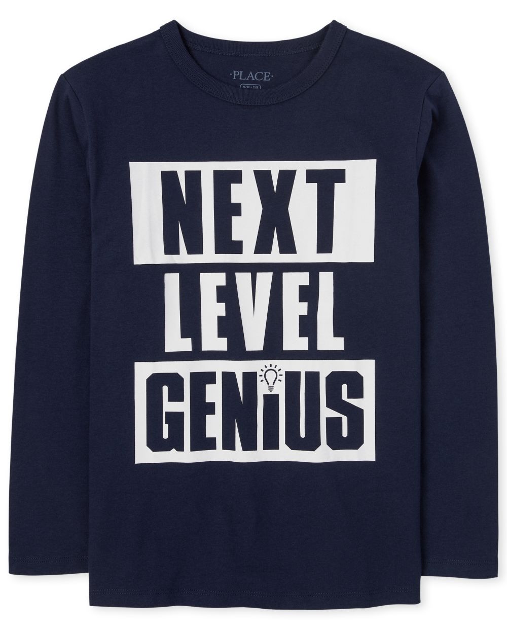 

Boys Boys Genius Graphic Tee - Blue T-Shirt - The Children's Place