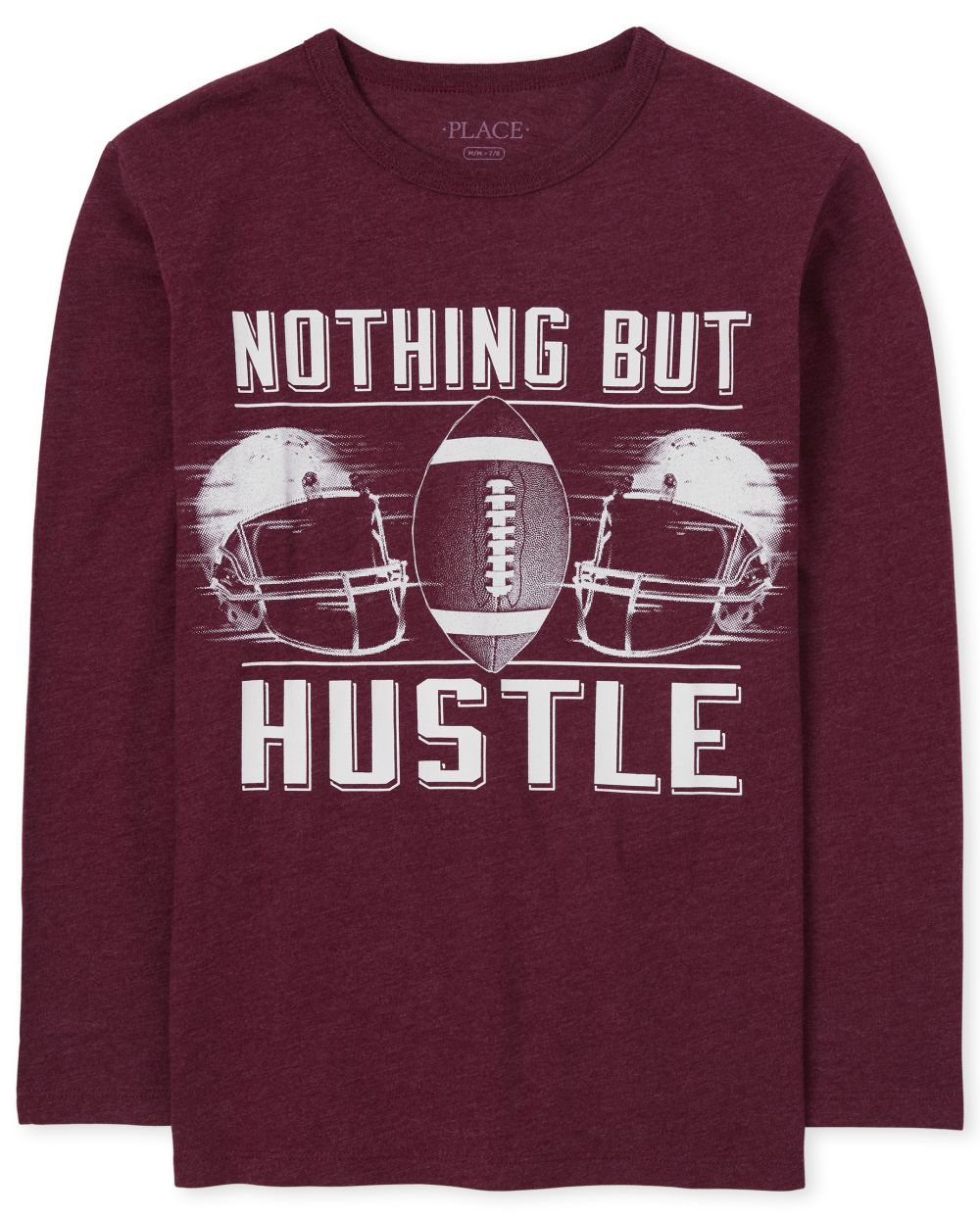 

Boys Boys Football Hustle Graphic Tee - Red T-Shirt - The Children's Place