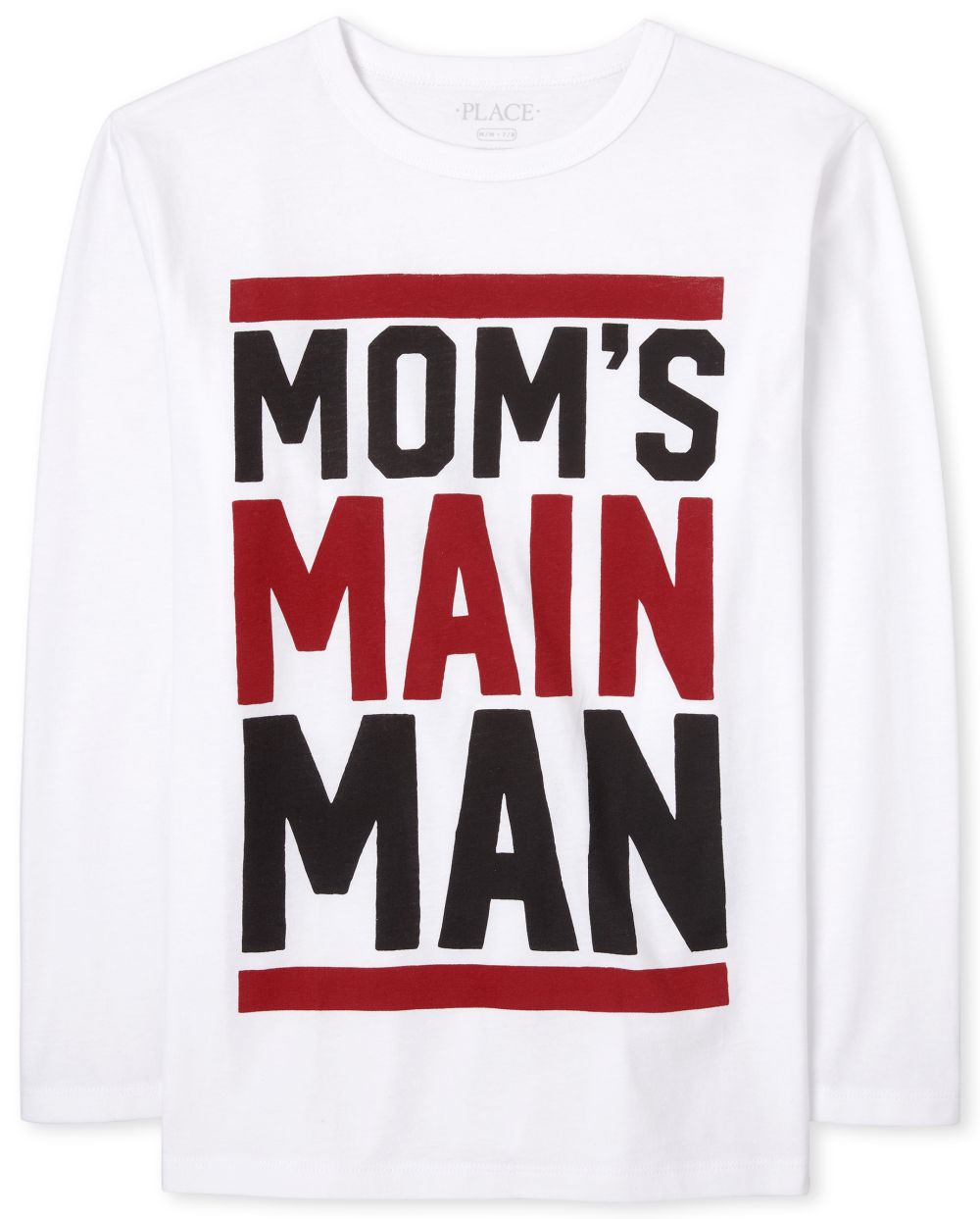 

s Boys Mom's Main Man Graphic Tee - White T-Shirt - The Children's Place