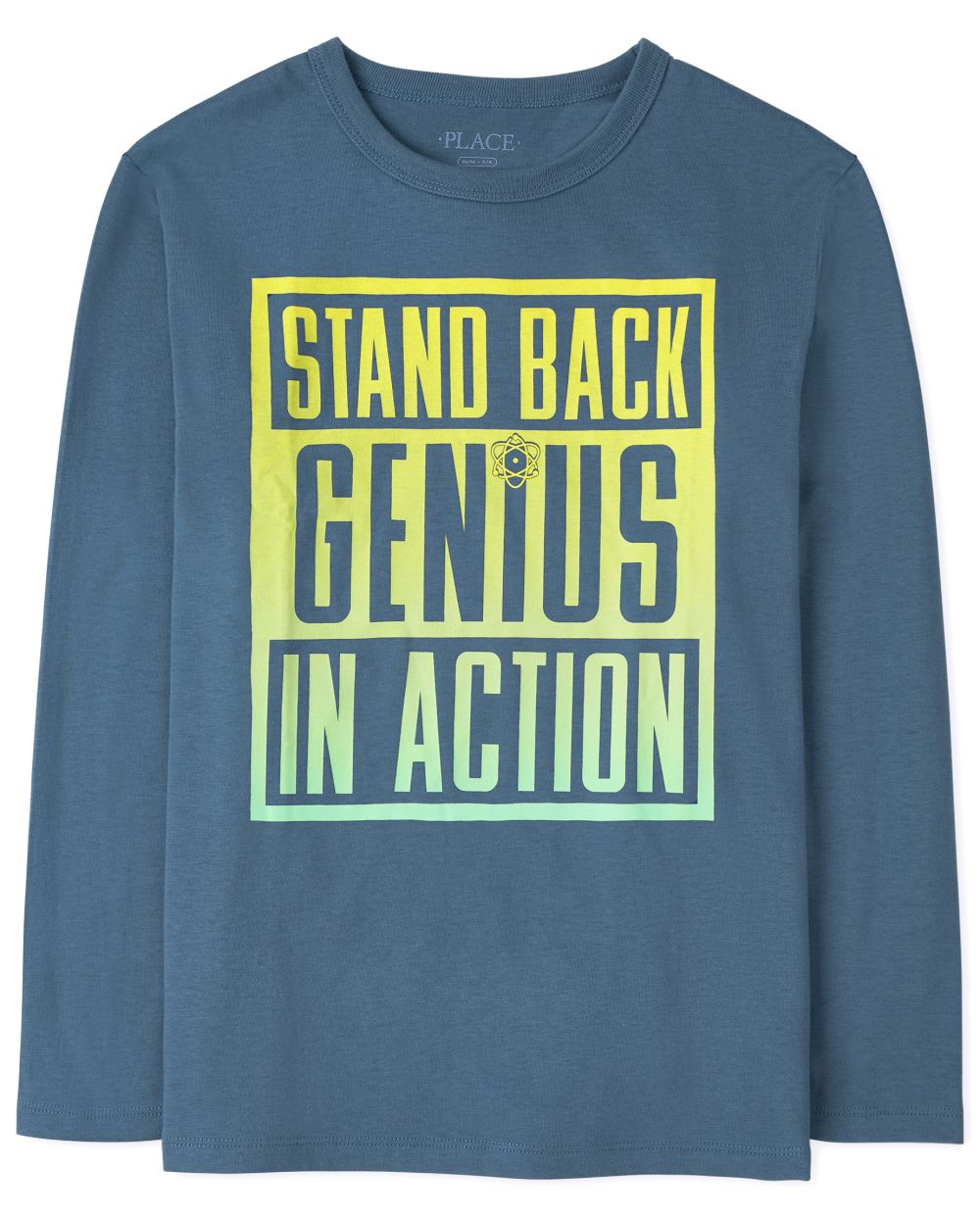 

Boys Boys Genius Graphic Tee - Blue T-Shirt - The Children's Place