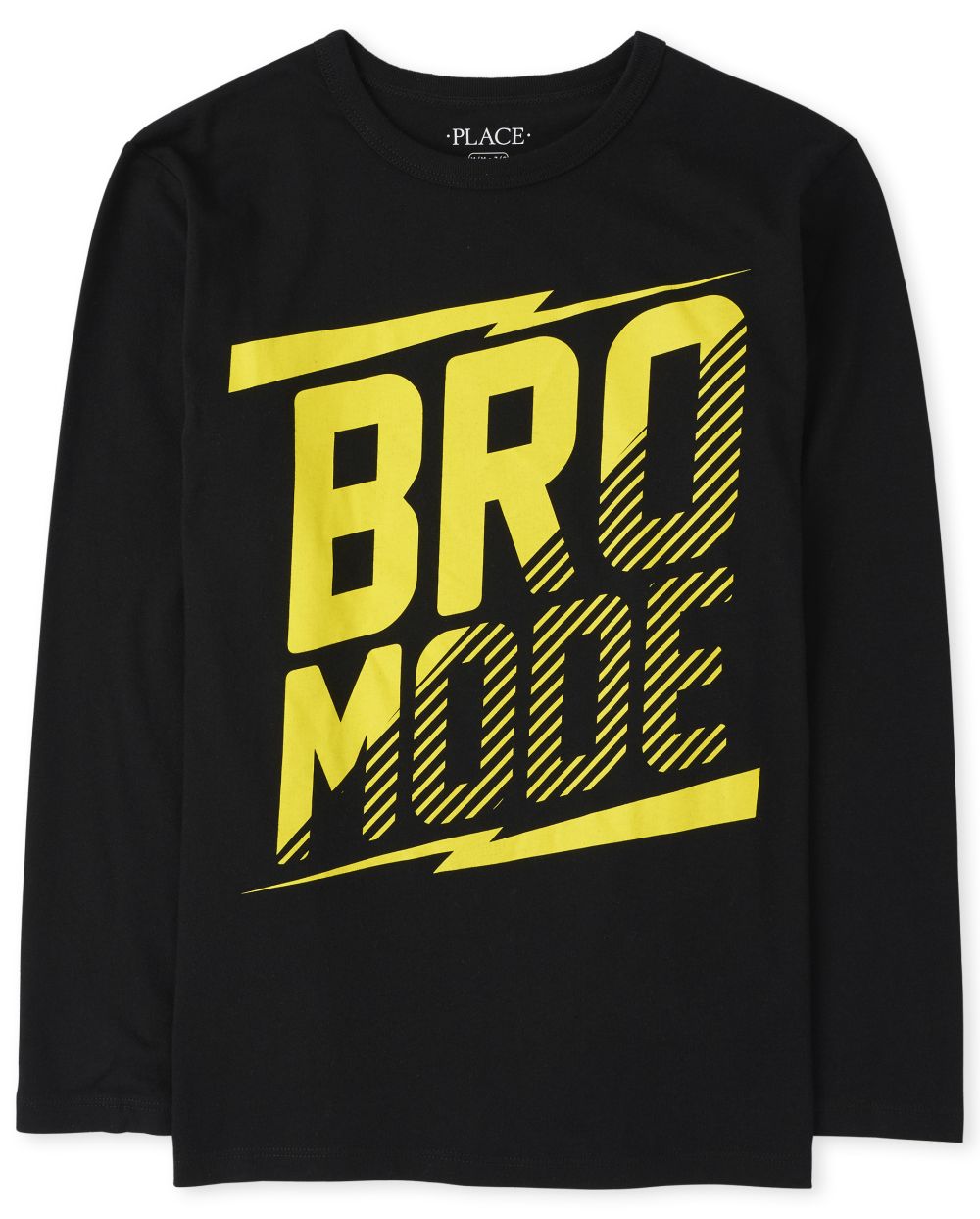 

Boys Boys Bro Mode Graphic Tee - Black T-Shirt - The Children's Place