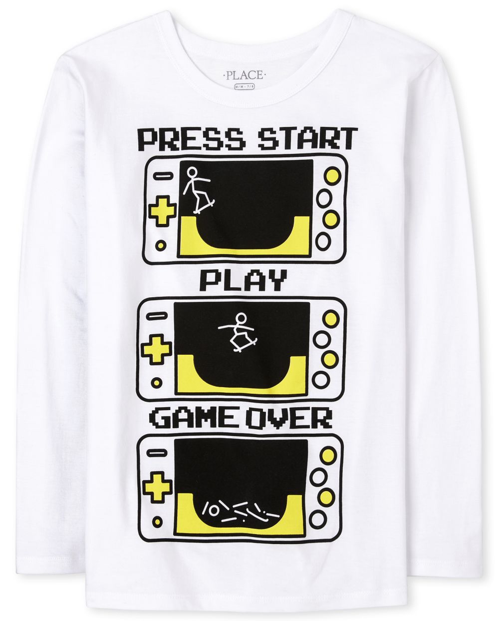 

Boys Boys Video Game Graphic Tee - White T-Shirt - The Children's Place