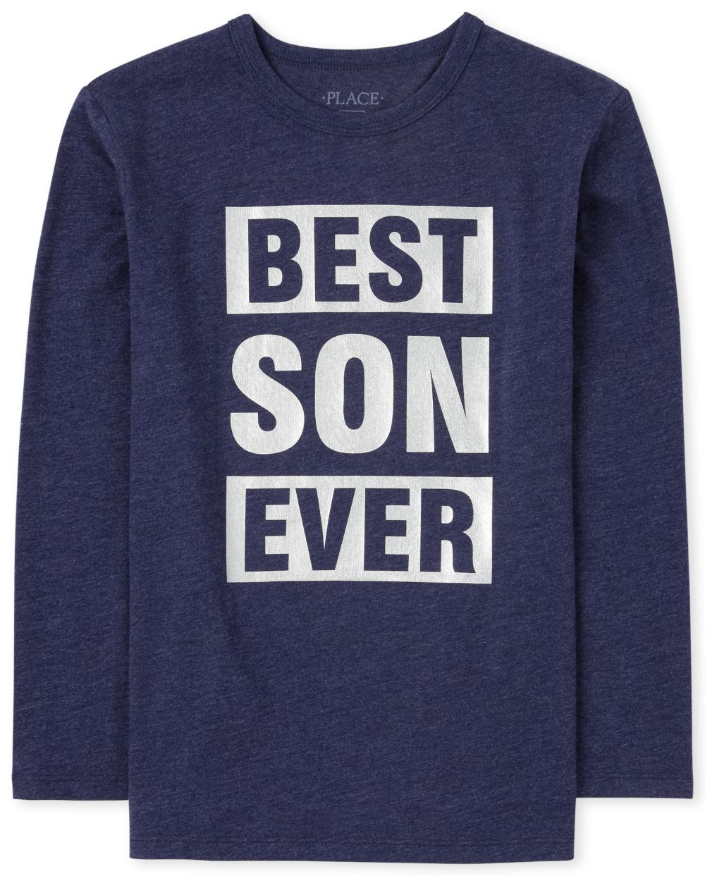 

Boys Boys Matching Family Foil Best Ever Graphic Tee - Blue T-Shirt - The Children's Place