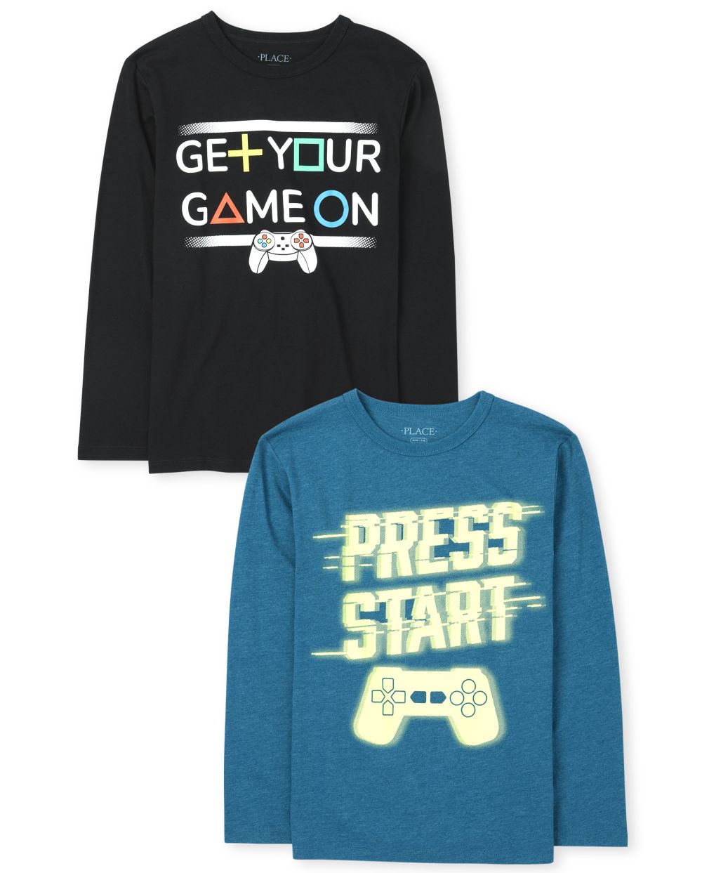 

s Boys Videogame Graphic Tee 2-Pack - Multi T-Shirt - The Children's Place