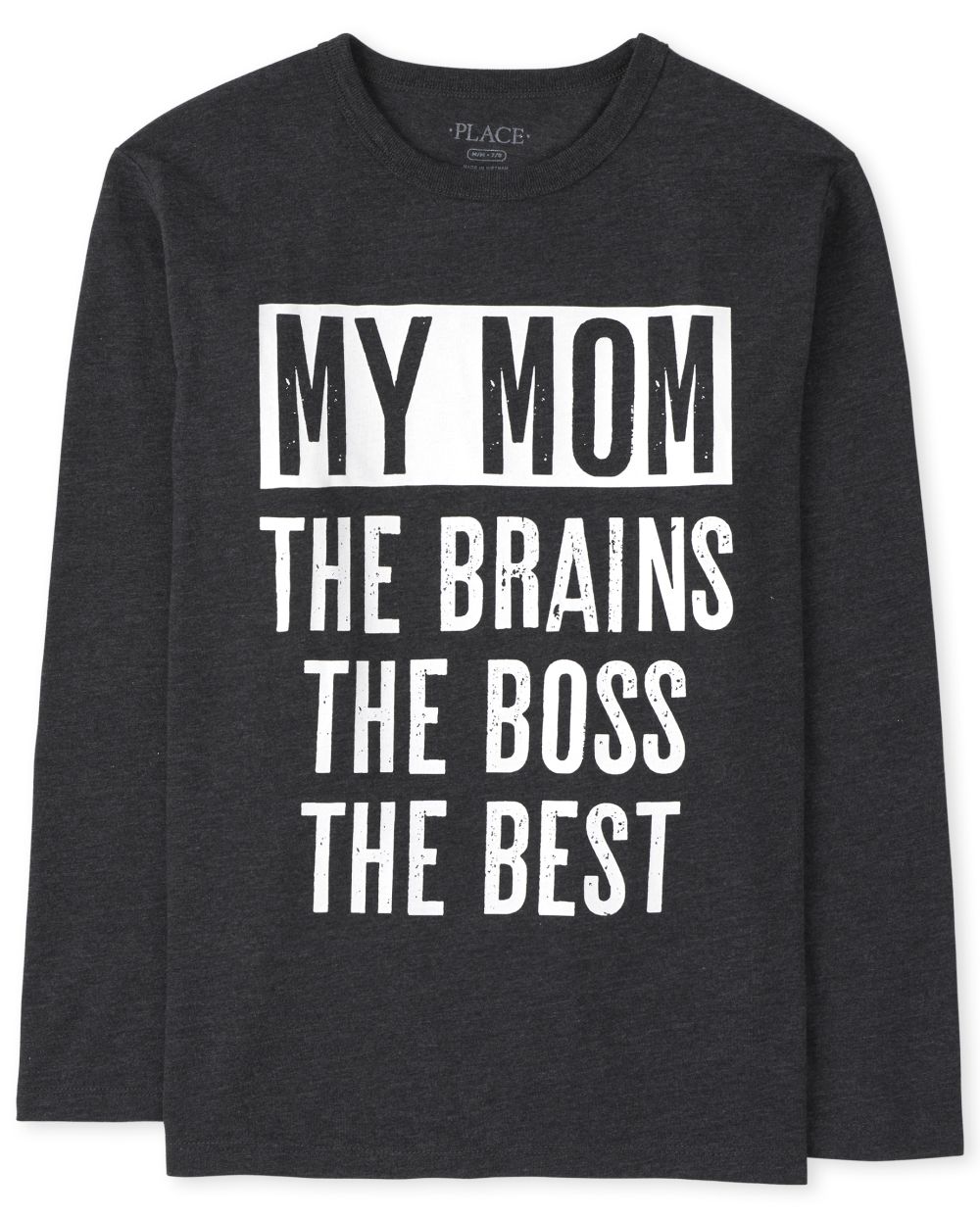 

s Boys My Mom Graphic Tee - Black T-Shirt - The Children's Place