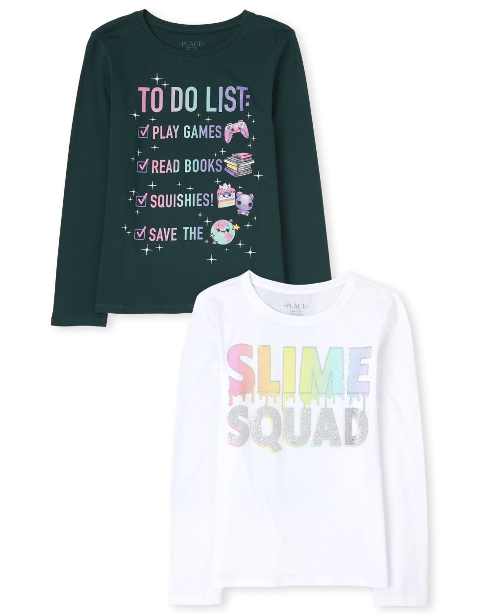 s Trend Graphic Tee 2-Pack - Multi T-Shirt - The Children's Place