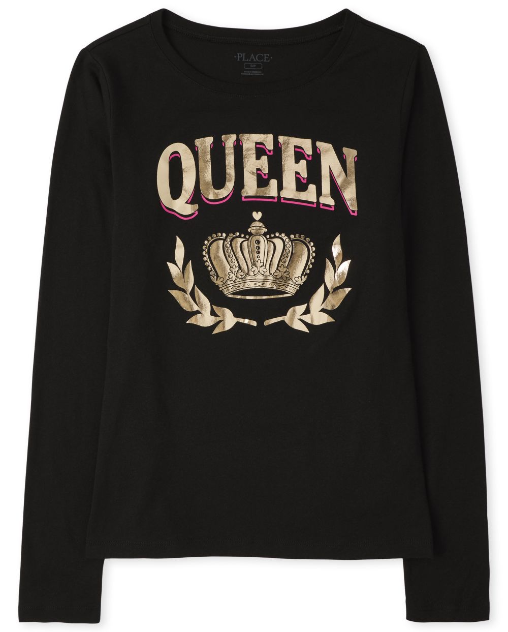 

Womens Matching Family Royalty Graphic Tee - Black T-Shirt - The Children' Place