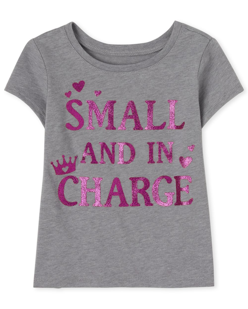 

s Baby And Toddler In Charge Graphic Tee - Gray T-Shirt - The Children's Place