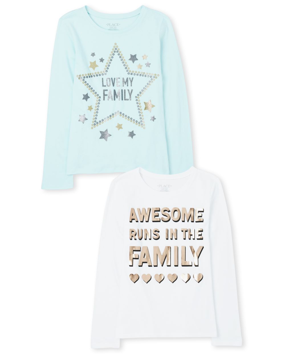 

s Family Graphic Tee 2-Pack - Multi T-Shirt - The Children's Place
