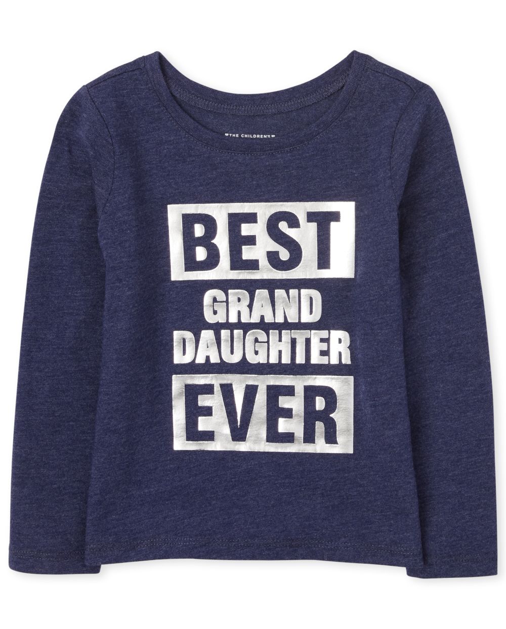 

s Baby And Toddler Matching Family Foil Best Ever Graphic Tee - Blue T-Shirt - The Children's Place