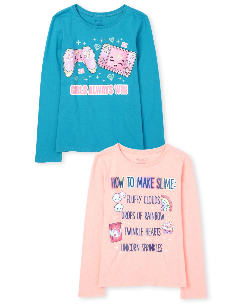 

s Trends Graphic Tee 2-Pack - Multi T-Shirt - The Children's Place