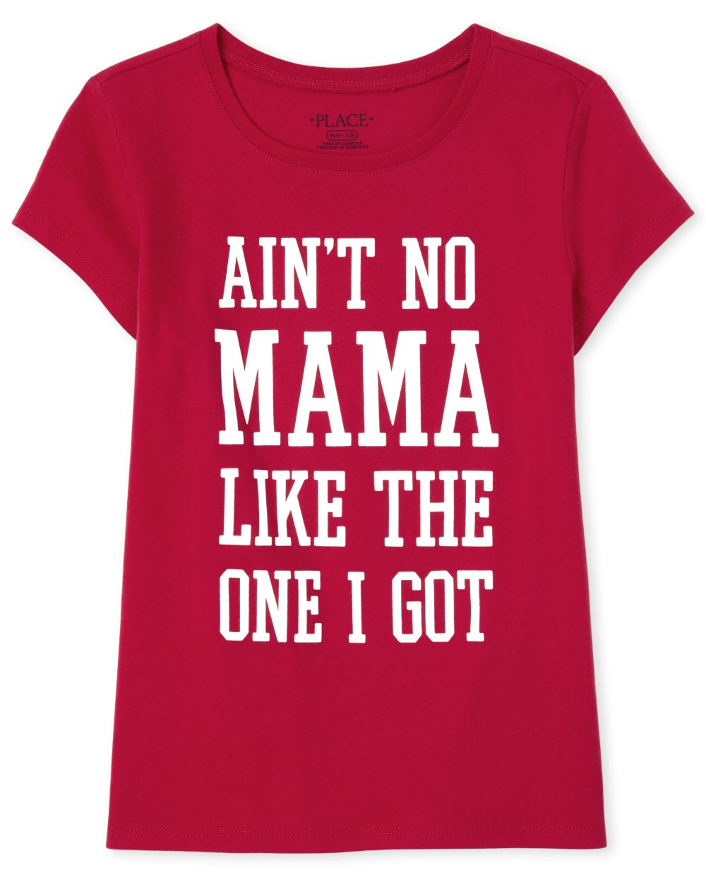 

s Matching Family Mama Graphic Tee - Red T-Shirt - The Children's Place
