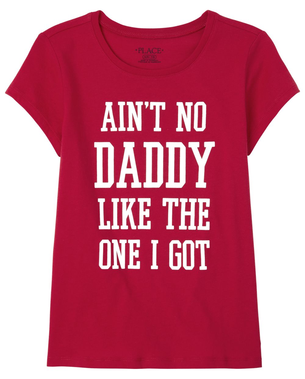 

s Matching Family Daddy Graphic Tee - Red T-Shirt - The Children's Place