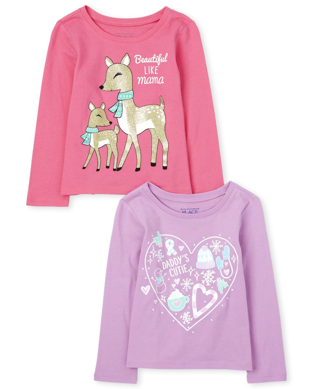 

s Toddler Family Graphic Tee 2-Pack - Multi T-Shirt - The Children's Place