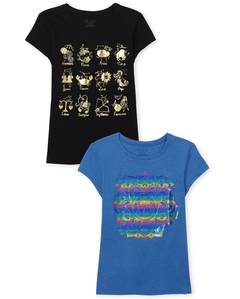 

s Trend Graphic Tee 2-Pack - Multi T-Shirt - The Children's Place