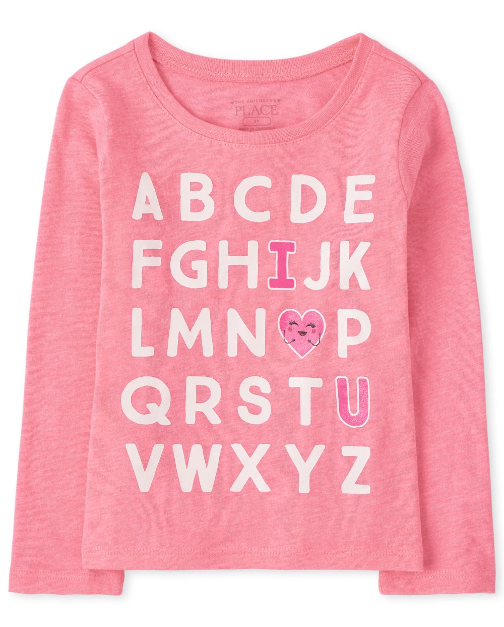 s Baby And Toddler Alphabet Graphic Tee - Pink T-Shirt - The Children's Place