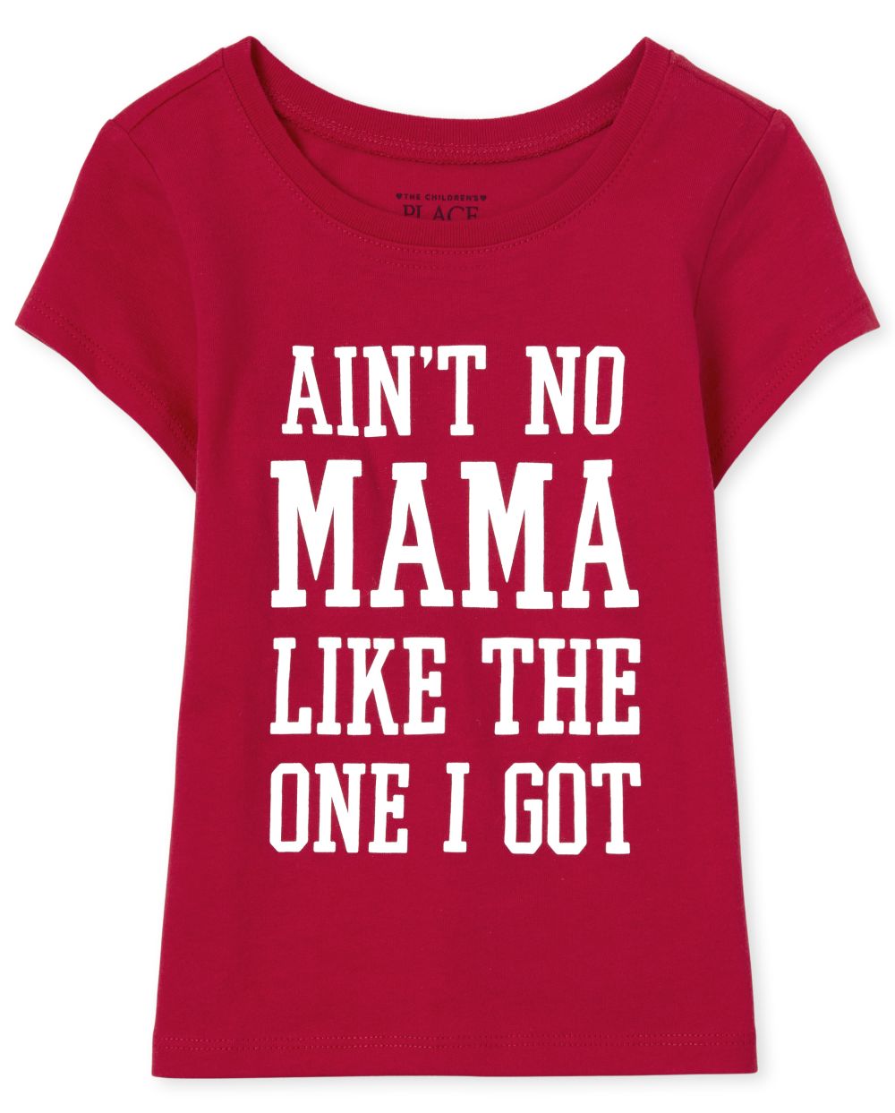 

s Baby And Toddler Matching Family Mama Graphic Tee - Red T-Shirt - The Children's Place