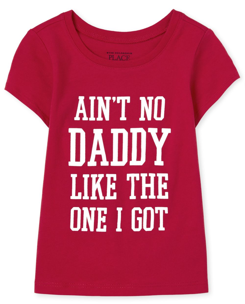 

s Baby And Toddler Matching Family Daddy Graphic Tee - Red T-Shirt - The Children's Place