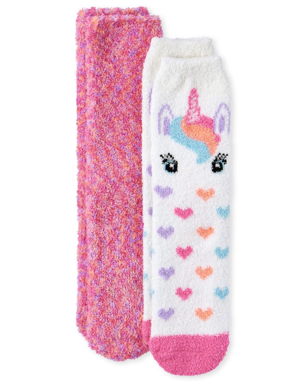 

Girls Unicorn Cozy Socks 2-Pack - Multi - The Children's Place