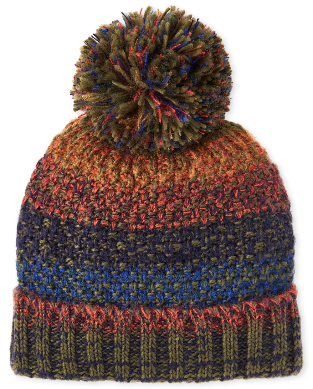 

Boys Boys Ombre Pom Pom Beanie - Multi - The Children's Place