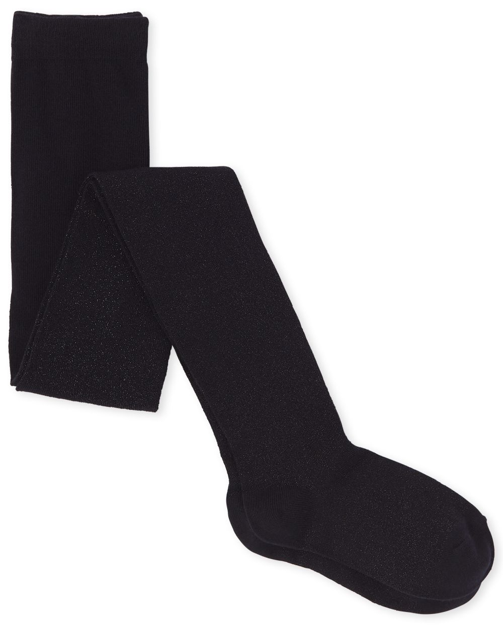 

Girls Metallic Tights - Black - The Children's Place