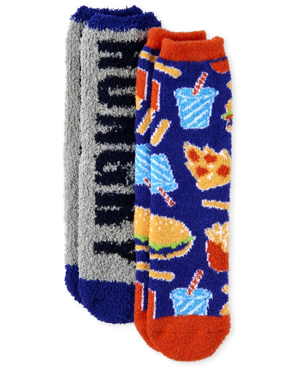 Boys Boys Hungry Cozy Socks 2-Pack - Multi - The Children's Place