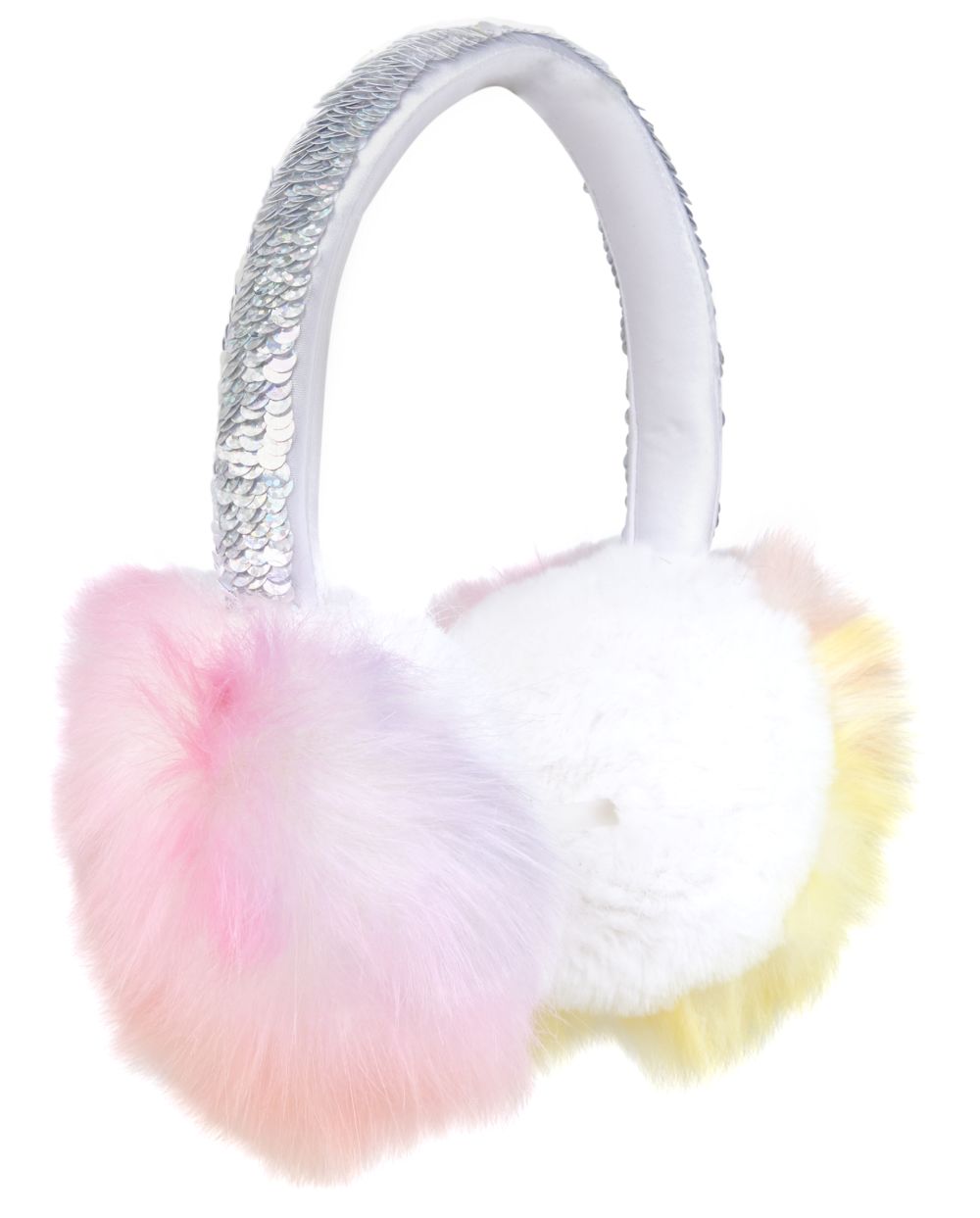 

Girls Flip Sequin Rainbow Ear Muffs - Multi - The Children's Place
