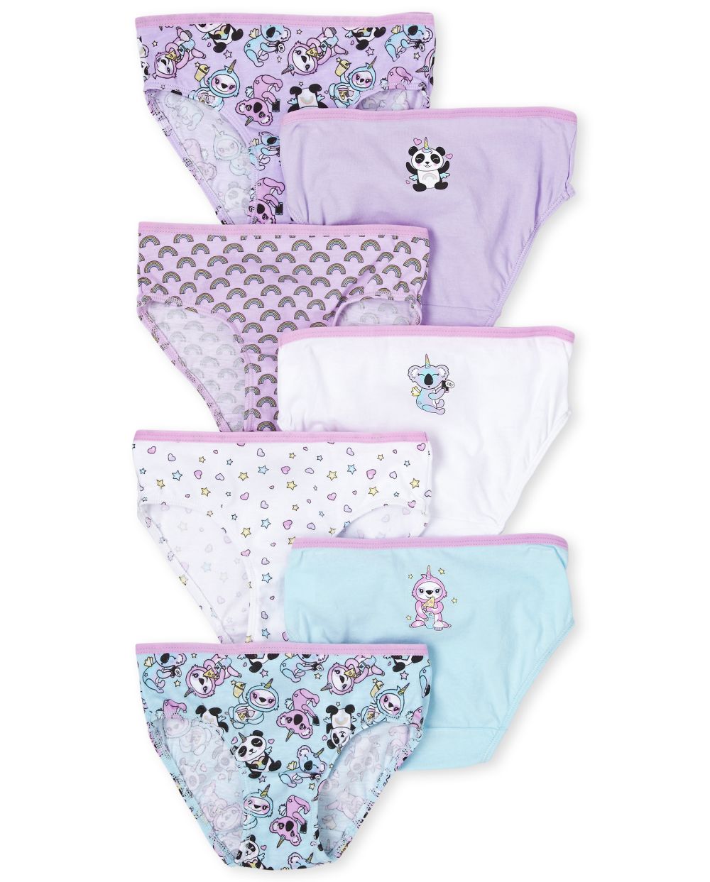 

s Toddler Crittercorn Briefs 7-Pack - Purple - The Children's Place