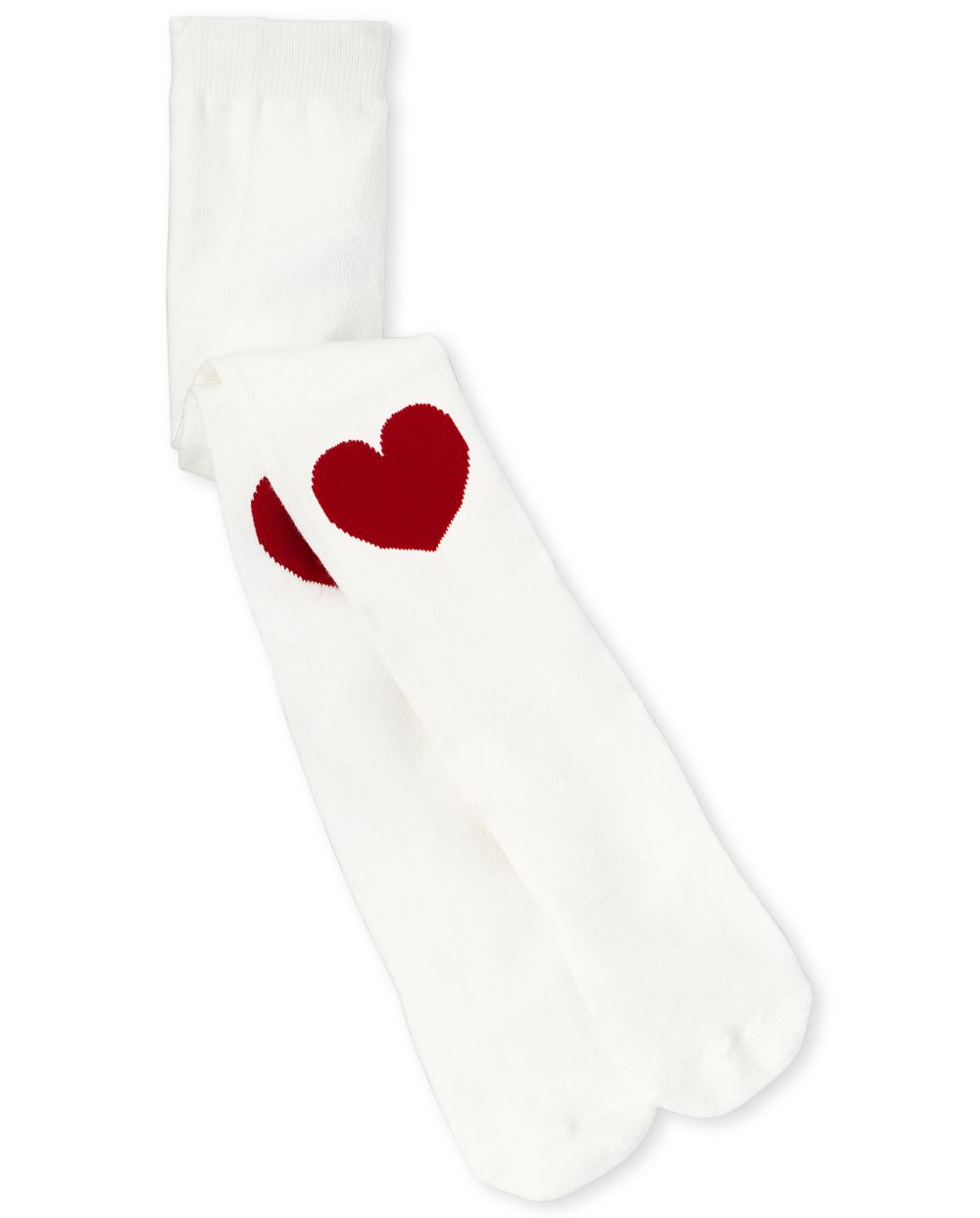 

s Toddler Heart Tights - White - The Children's Place