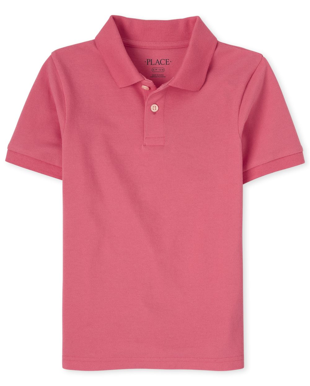 

Boys Boys Pique Polo - Pink - The Children's Place