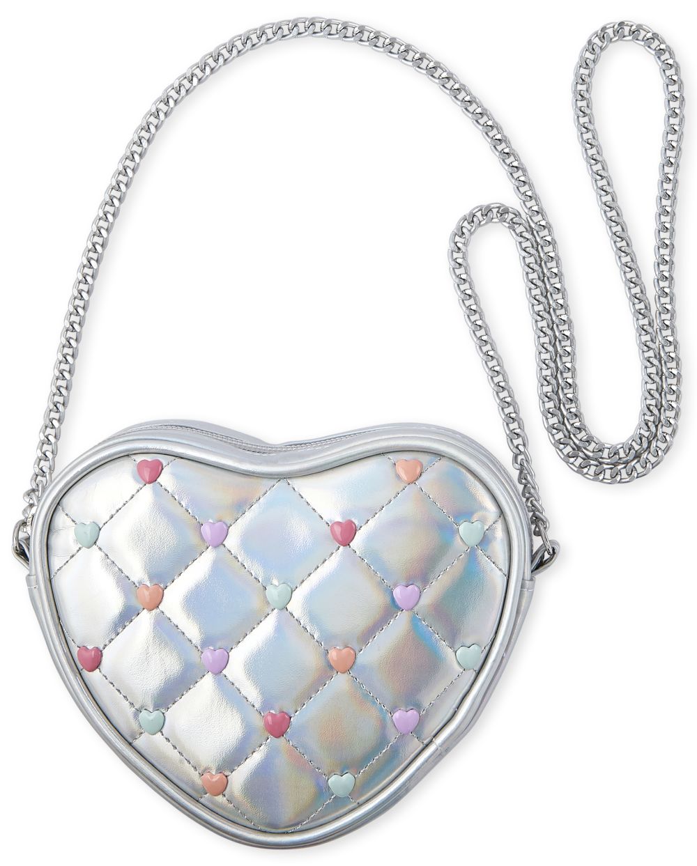 

Girls Heart Studded Bag - Multi - The Children's Place