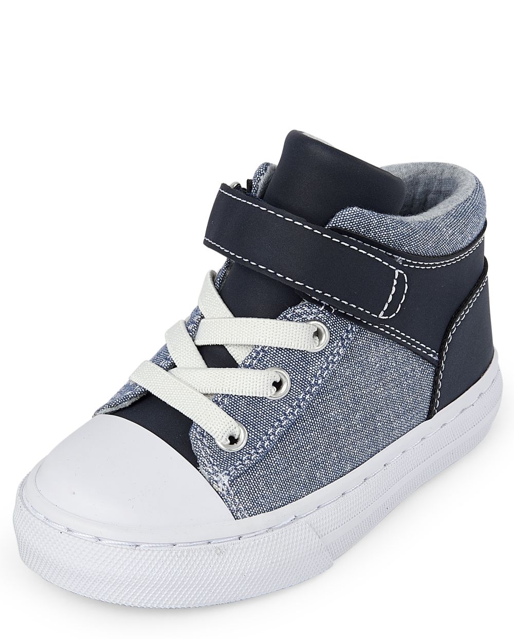 

Baby Boys Toddler Boys Denim Mid Top Sneakers - The Children's Place