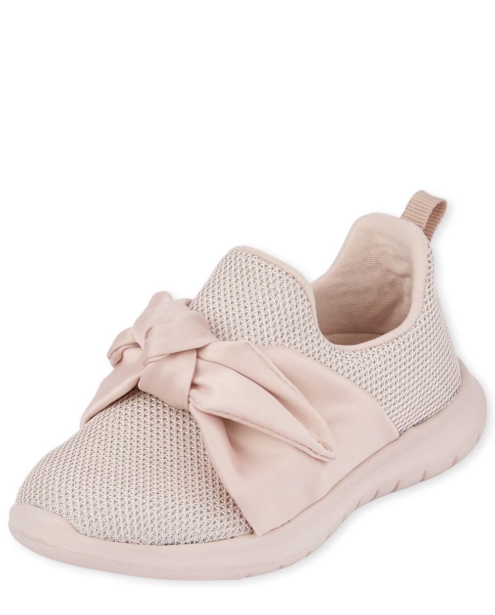 

Baby Girls Toddler Bow Pull On Sneakers - Pink - The Children's Place