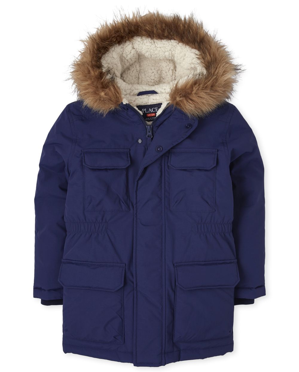 

Boys Boys Parka Jacket - Blue - The Children's Place