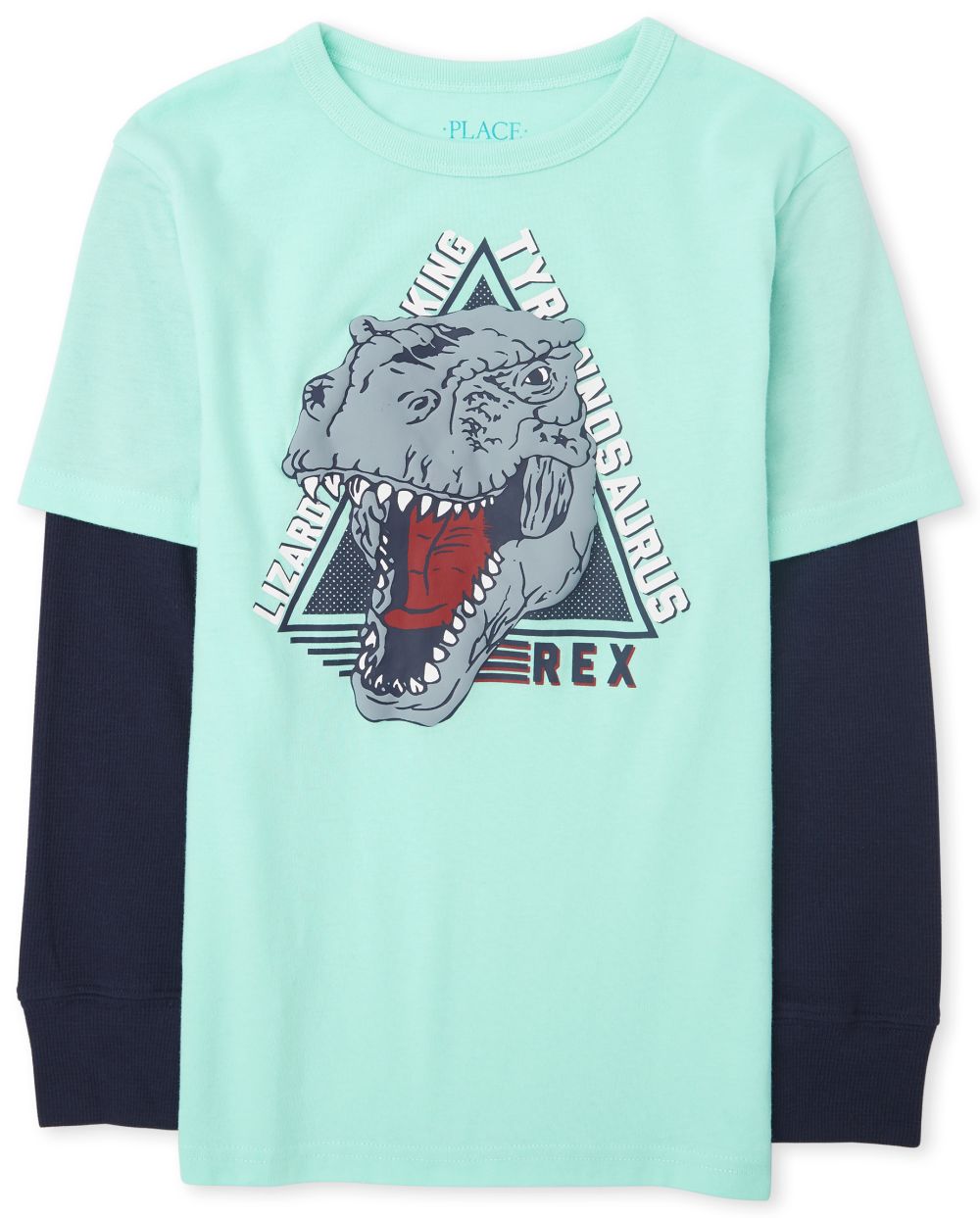 

Boys Boys Graphic Thermal 2 In 1 Top - Green - The Children's Place