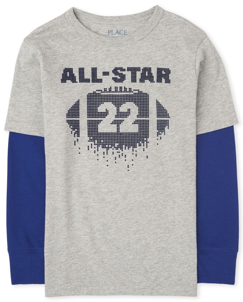 Boys Boys Graphic Thermal 2 In 1 Top - Gray - The Children's Place