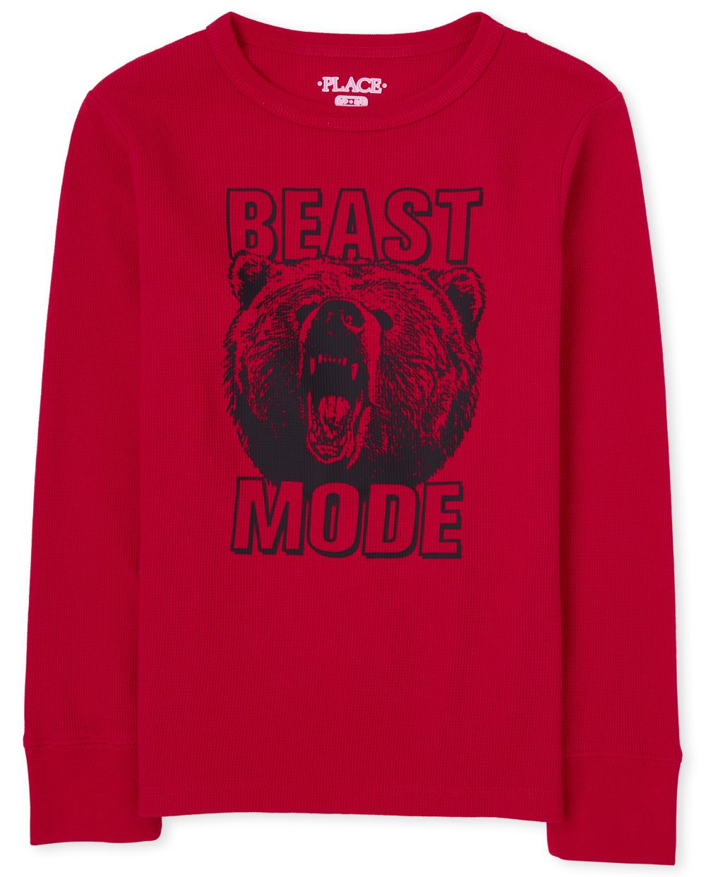 

Boys Boys Graphic Thermal Top - Red - The Children's Place