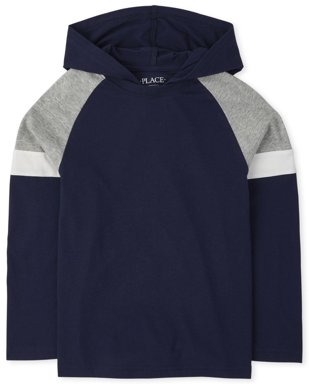 

Boys Boys Colorblock Hoodie Top - Blue - The Children's Place