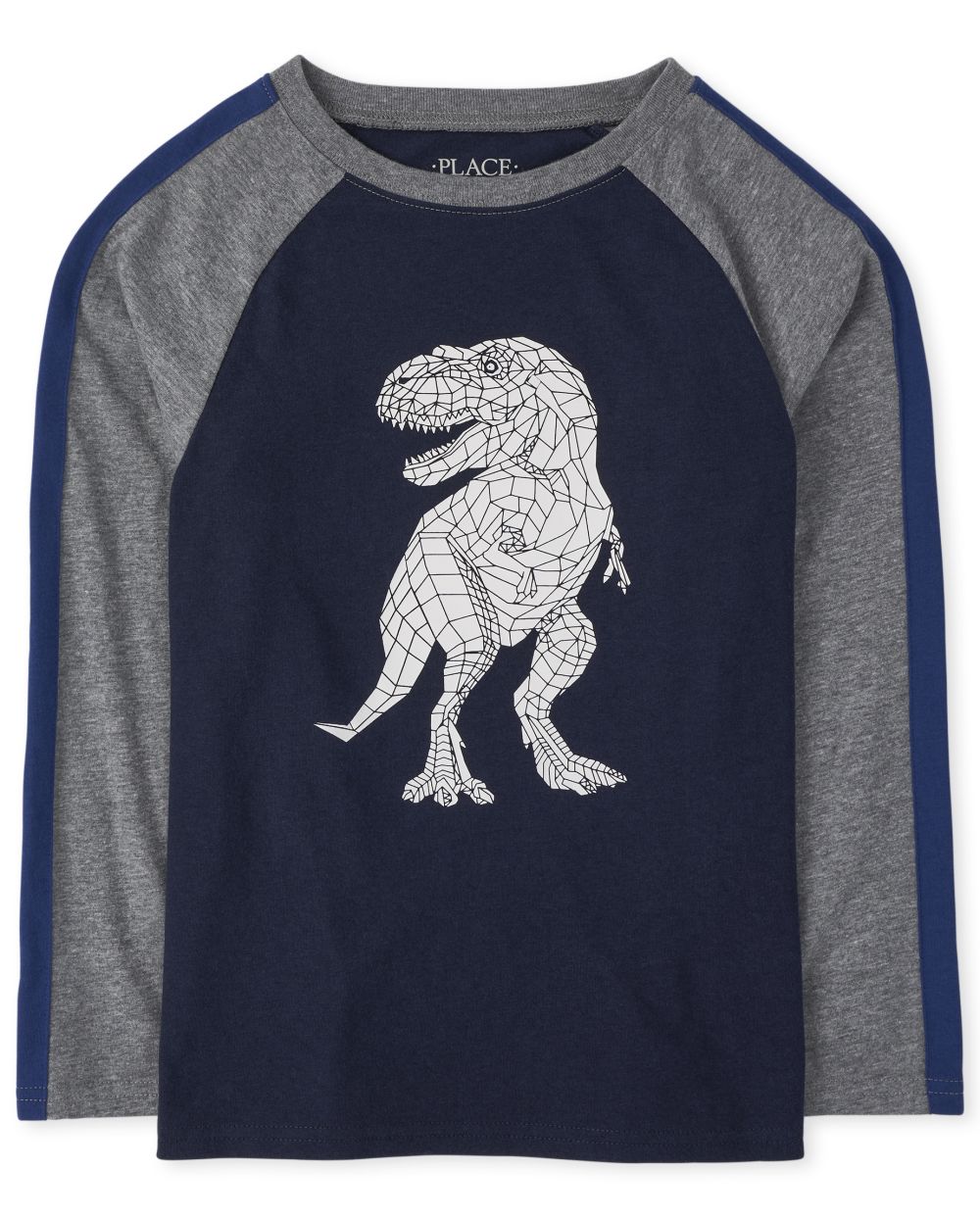 

Boys Boys Graphic Raglan Top - Blue - The Children's Place